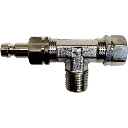 Uflex Usa Uflex Tee Fitting w/Bleed Nipple IB, Stern Drive Cylinders BLEED TEE